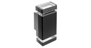 Lámpa Fali Lámpa NESSA 2 irányú, GU10, MAX. 50W, IP54, AC220-240V, 50/60Hz, fekete