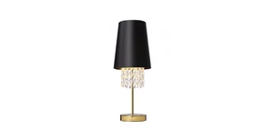 Lámpa Asztali lámpatest NESTO 3 , 6090, AC220-240V, 50/60Hz, 1*E27, max.40W, átmérő 20 cm, fekete/arany