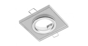 Lámpa Mennyezeti lámpatest PALACE, IP20, négyzet, fehér, üveg