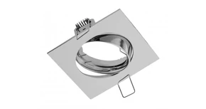 Lámpa Mennyezeti lámpatest PORTO-K szabályozható, IP20, króm,  Aluminium