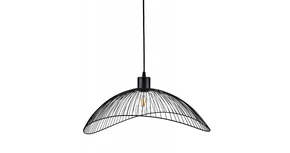 Lámpa Mennyezeti lámpatest RETO 1,4137,AC220-240V,50/60Hz,1*E27,IP20,átmérő 40CM,egyes,fekete