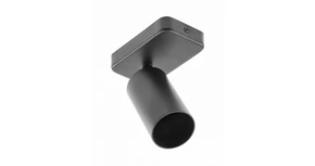 Lámpa Fali lámpatest SANTO BIS, aluminium, IP20, max. 20W,egy , kör, fekete