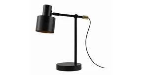 Lámpa Asztali SELVIA II, 5570, max.250V, 50/60Hz, 1*E14, max.25 W, átmérő 10 cm, IP20, fekete/arany