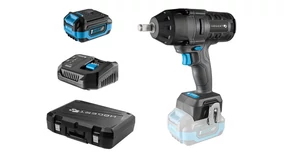 Högert HT2E253-B14IW ütvecsavarozó szett, 18V, 600Nm, 4 Ah akkuval, töltővel kofferben