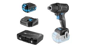 Högert HT2E255-B14ID ütvecsavarozó szett, 18V, 200Nm, 4 Ah akkuval, töltővel, kofferben