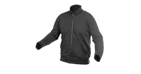 Munkaruha Högert BREND Pamut melegítőfelső, fekete