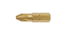 Szerszám Högert Bitfej 25mm, PZ S2, DIN3126m , titán bevonattal