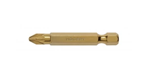 KIFUTÓ Szerszám Högert Bitfej 50mm, PZ2, S2, DIN3126,  2db/csomag, titán bevonattal