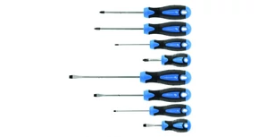 Szerszám Högert Csavarhúzó szett,   8db-os, Crv, SL3, SL5, SL6, PH0, PH1, PH2, extra rövidet is tartalmaz