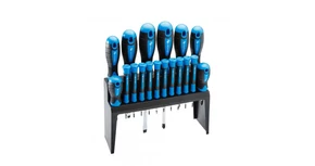 Szerszám Högert Csavarhúzó szett,  12db-os, Crv, SL2, SL2,5, SL3, SL5, SL6, PH00, PH0, PH1, PH2, álvánnyal