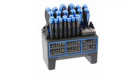 Szerszám Högert Csavarhúzó szett, 114db-os, Crv, csavarhúzók, bitfejek, dugókulcsok, imbuszulcsok, álvánnyal