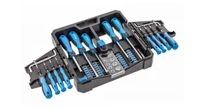 Szerszám Högert Csavarhúzó szett, 64db-os, Crv, bitekkel