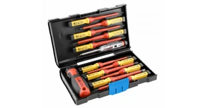 Szerszám Högert Csavarhúzó szett,  13db-os, szigetelt 1000V, CrMo, extra markolattal, fázisceruzával, tárolóban