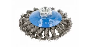 Szerszám Högert Csiszoló korong, drótos, oldalkevés, acél dróttal, 100mm, sarokcsiszolóhoz