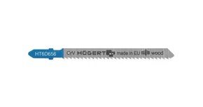 Szerszám Högert Dekopír fűrészlap,  75/100mm, fa, Crv, 10 TPI, 2db/csomag, max 40mm