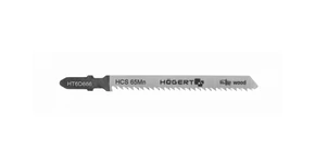 Szerszám Högert Dekopír fűrészlap,  75/100mm, fa, HCS 65Mn, 10 TPI, 5db/csomag, max 30mm, felületi vágáshoz