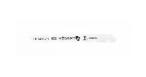 Szerszám Högert Dekopír fűrészlap,  50/76mm, fém, HSS, 12 TPI, 5db/csomag