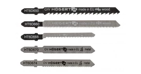 Szerszám Högert Dekopír fűrészlap szett, 5db-os, 2 fém, 3 fa lap