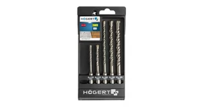 Szerszám Högert Fúrószár SDS+ szett, 5 db-os szett, tárolóban, 5-10mm, 4 élű