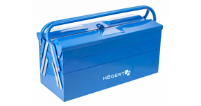 Szerszámok, Högert, Szerszámosláda fém 550x205x295mm, HT7G072