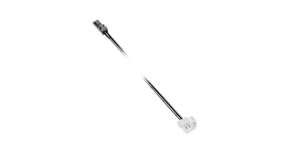 LED csatlakozó, mini AMP / XC11 összekötő, 8mm led, 200 mm, fekete