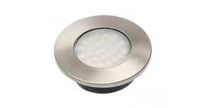 LED Lámpatest, BARRI 3-as szett, meleg fehér, 69mm, 12V, 80lm, 45W, kábellel, alu elox