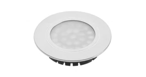 LED Lámpatest, TREVI, meleg fehér, 70mm, süllyesztett, 12V, 300lm, 4W, kábellel