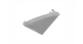 LED profil végzáró, GLAXKT, sarokhoz, 10 db/csomag,szürke