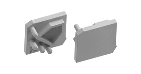 LED Profil végzáró, GLANKKT-hez, 10 db/csomag, szürke / PA-OSMLGLAXT-00 takaró esetén /