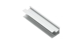 LED Profil GLAXMNBJW, polc élre rögzíthető, döntött, 19mm bútorlaphoz, 3fm, alu elox