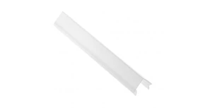 LED profil takaró, GLAX mini, 3fm, háromszögletű, opál