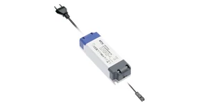 Tápegység LED 12V, IP20, szett, 2fm mini AMP csatlakozóval, dugaljjal, 2fm kábellel