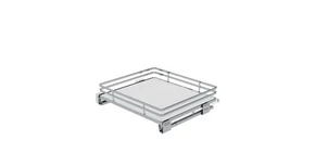 Konyhai fémrács, 600mm, fiók, króm-fehér, teljes kihúzás, csillapított záródás, 30kg teherbírás, SIGE Infinity Plus 119