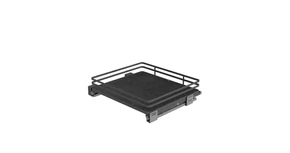 Konyhai fémrács, 500mm, fiók, antracit, teljes kihúzás, csillapított záródás, 30kg teherbírás, SIGE Infinity Plus 119