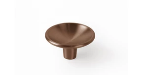 Fogantyú  Viefe DISC gomb, D50, fém, csiszolt bronz