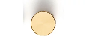 Fogantyú  Viefe ARPA gomb 22mm, alumínium, csiszolt sötét sárgaréz