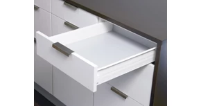 IMPAZ részleges kihúzású normál fém fiókoldal csúszóval