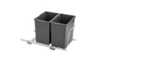 SELECT BASIC szekrénybe építhető szelektív hulladékgyűjtő 2*12L