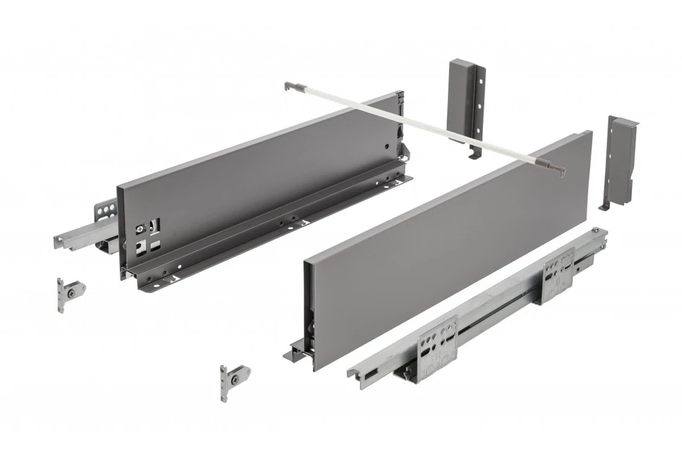 Fiókoldal AXISPRO B, 120x300mm, antracit PUSH OPEN
