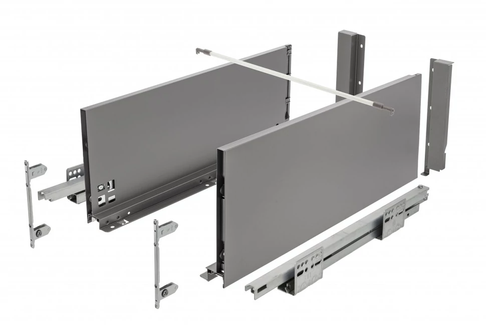 Fiókoldal AXISPRO D, 200x300mm, antracit PUSH OPEN