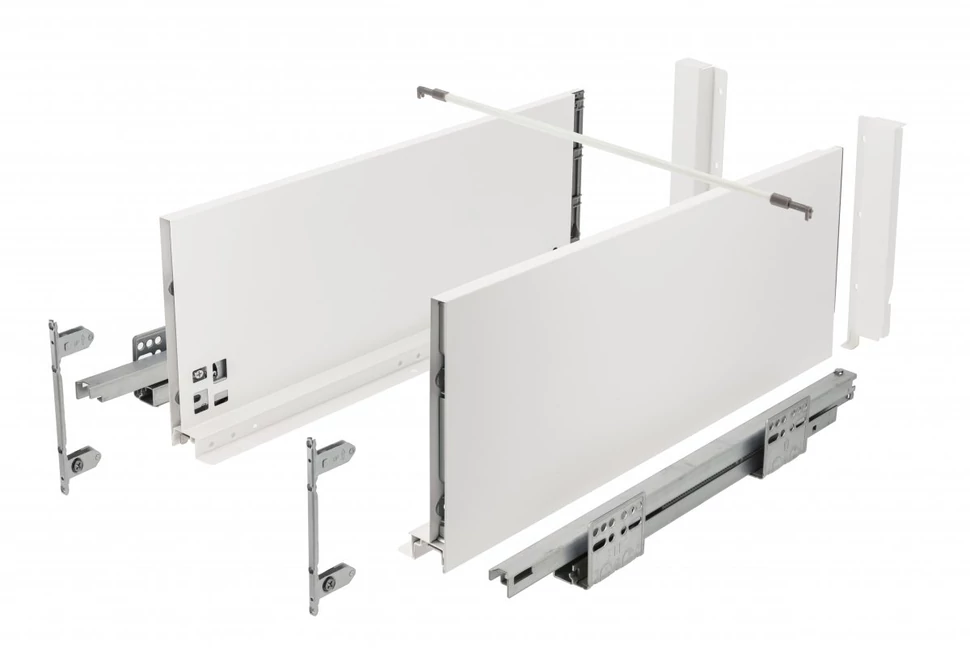 Fiókoldal AXISPRO D, 200x300mm, fehér PUSH OPEN