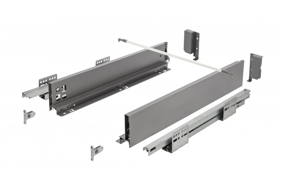 Fiókoldal AXISPRO 0,  69x450mm, antracit PUSH OPEN