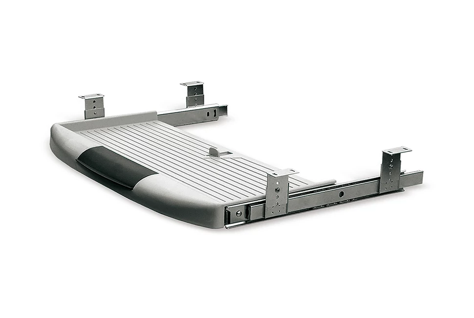 Klaviatúratartó fekete golyós sínnel