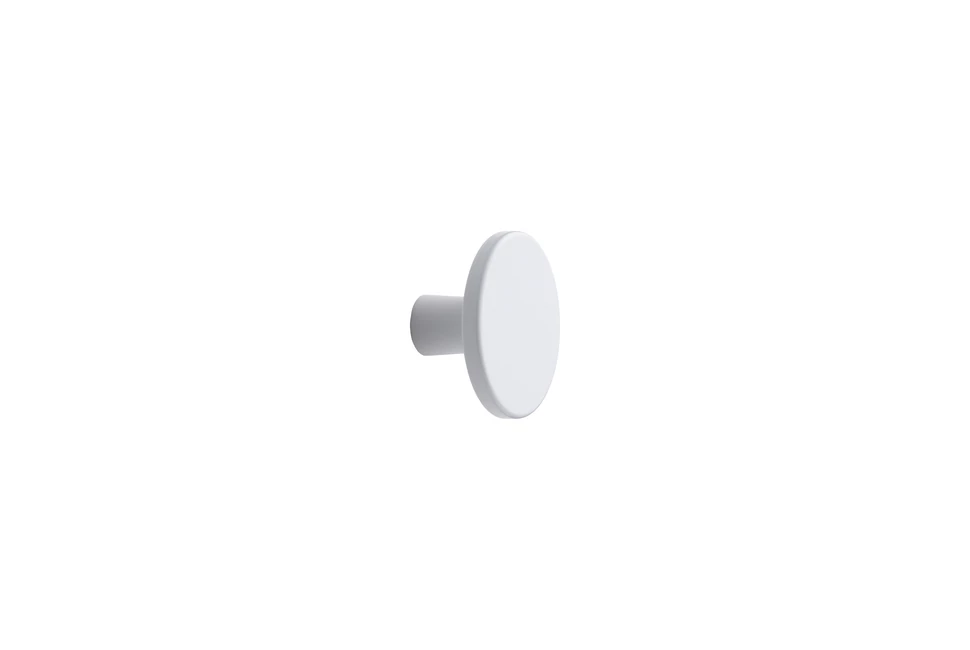 Fogantyú Furnipart PLATO gomb, alumnium, fehér