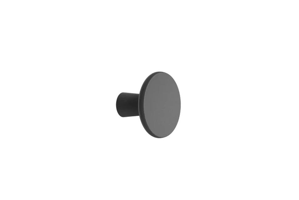 Fogantyú Furnipart TERRA gomb, öntöttvas, fekete