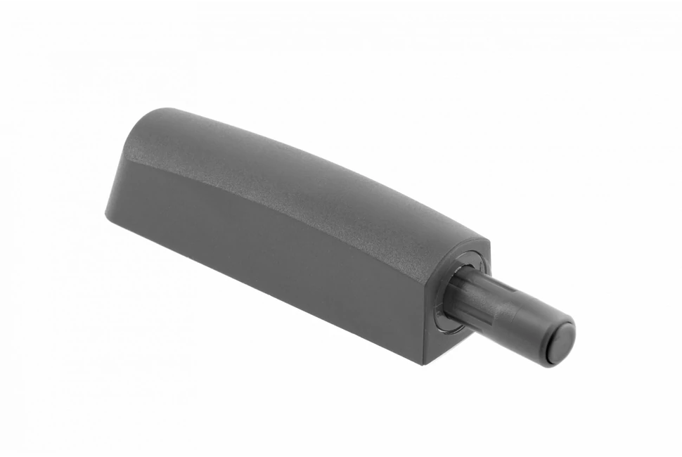 Ajtó kilökő PUSH - Open ajtóhoz, csavarozható, 60mm, gumiütközős, antracit