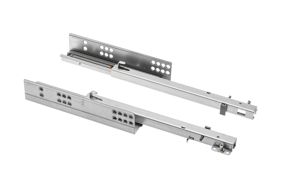 Rejtett fióksín, részleges kihúzású, csillapított záródású, 300mm, 25kg H