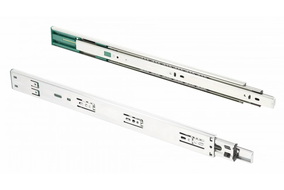 Golyós fióksín, teljes kihúzású, csillapított záródású, h=45mm, 300mm, 30kg VERSALITE PLUS +