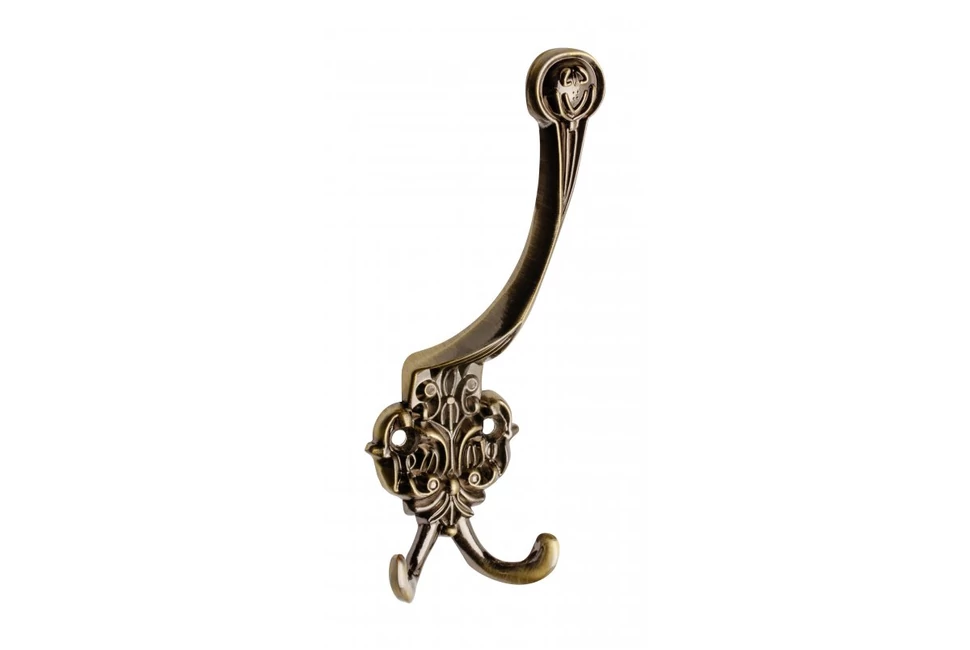 Fogas fém, K24, kalaptartós, antik bronz