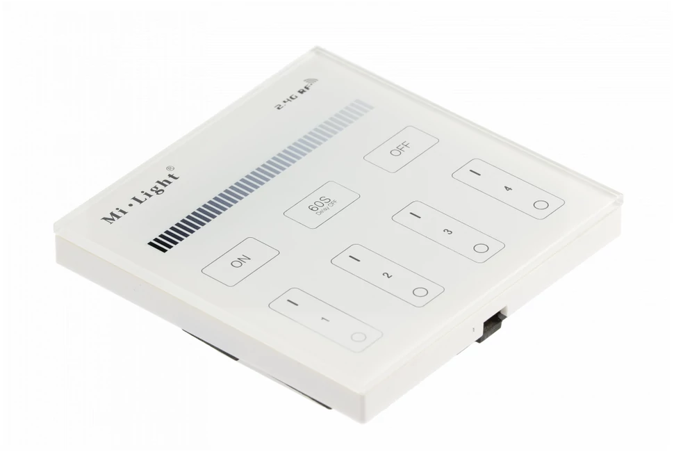 Kapcsoló Vezérlő panel, elemes 4 területű tapintható MONO